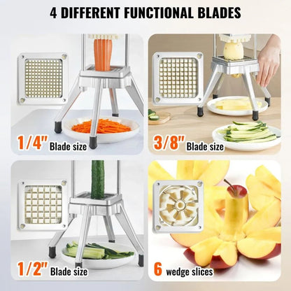Stainless Steel French Fry Cutter Commercial Vegetable Fruit Chopper For Restaurants And Home Kitch 5