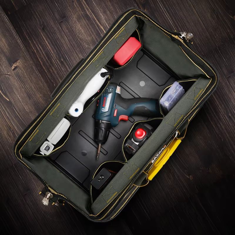Heavy Duty 1680D Oxford Top Wide Electrician Tool Bag 13 16 18 20 Inch 2