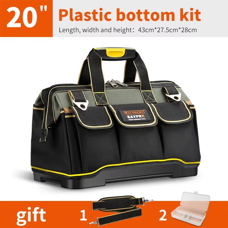 Heavy Duty 1680D Oxford Top Wide Electrician Tool Bag 13 16 18 20 Inch 6