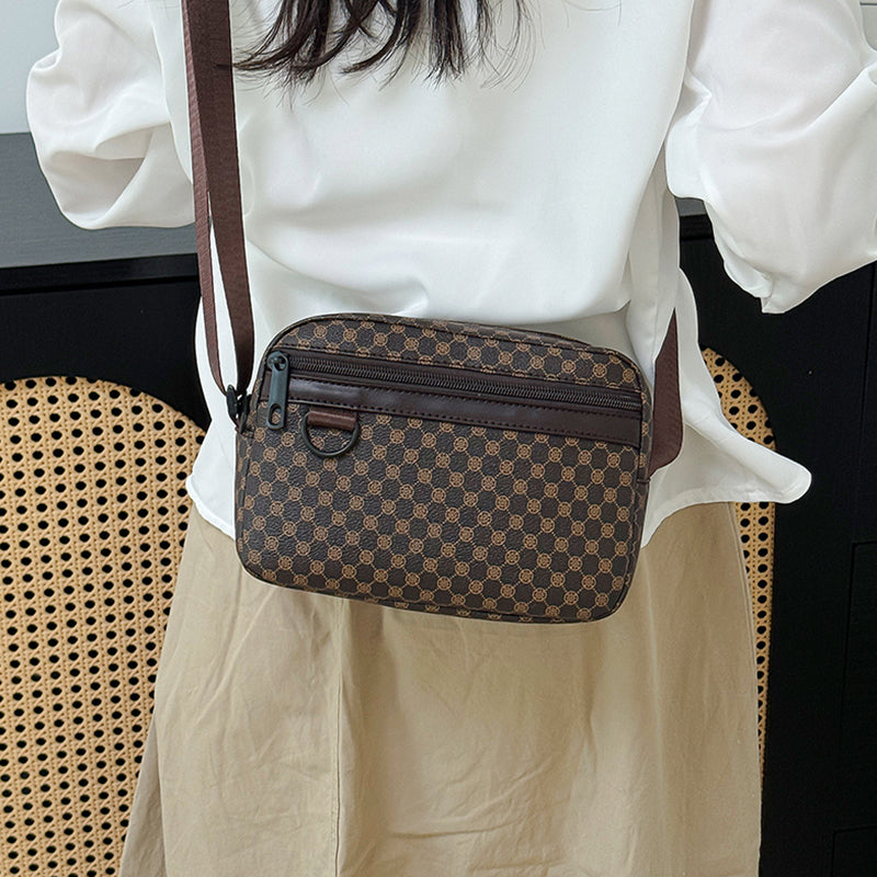 Patchwork Vintage Style Neutral SingleShoulder Bag Newly Designed GenderNeutral Perfect For Daily U 2