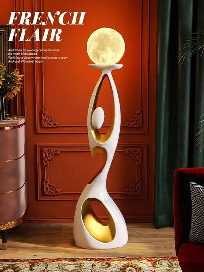 Modern Abstract Dancing Figures Sculpture  Light Luxury Nordic Home Decor Ornament 2