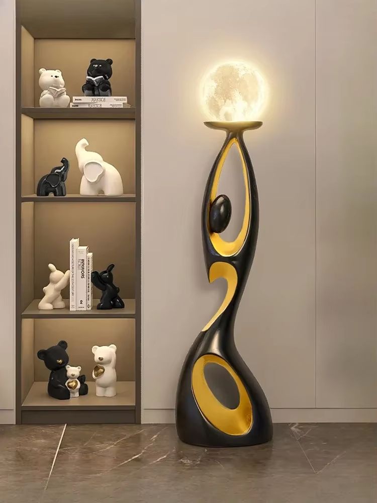 Modern Abstract Dancing Figures Sculpture  Light Luxury Nordic Home Decor Ornament 5