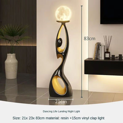 Modern Abstract Dancing Figures Sculpture  Light Luxury Nordic Home Decor Ornament 7