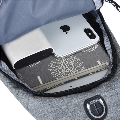 Mens Fashion Trend Oxford Cloth Shoulder Bag New Multifunctional Chest Bag Casual Waterproof Messen 2