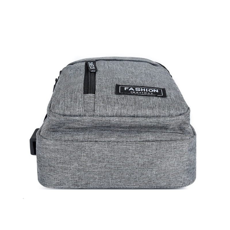 Mens Fashion Trend Oxford Cloth Shoulder Bag New Multifunctional Chest Bag Casual Waterproof Messen 3