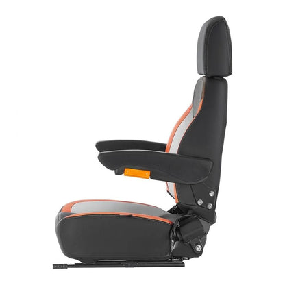 Tractor Seat With Adjustable Back Armrest Headrest And Safety Belt Secure Tractor Seat With Micro S