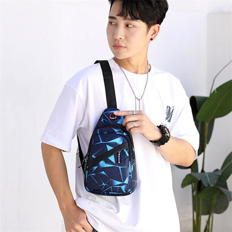 Travel Outdoor Light Lovers Chest Bags, Oxford Cloth Casual Crossbody, Shoulder Bags, Bags Man Woman Backpack