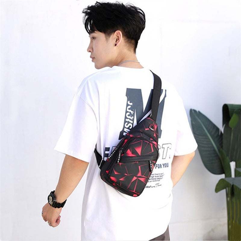 Travel Outdoor Light Lovers Chest Bags, Oxford Cloth Casual Crossbody, Shoulder Bags, Bags Man Woman Backpack