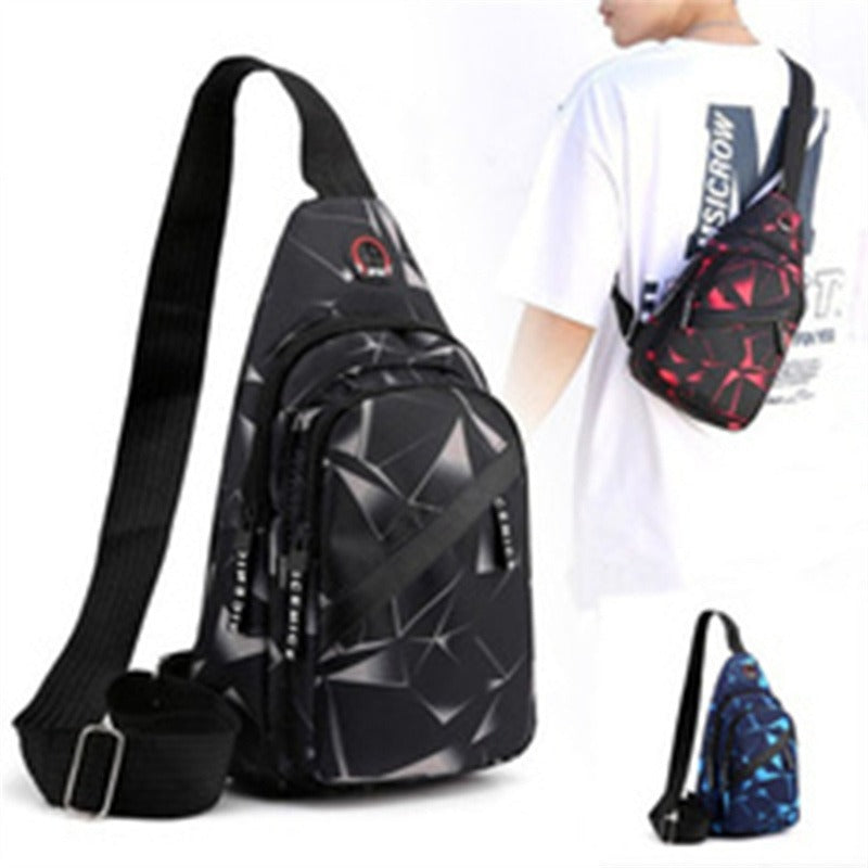 Travel Outdoor Light Lovers Chest Bags, Oxford Cloth Casual Crossbody, Shoulder Bags, Bags Man Woman Backpack
