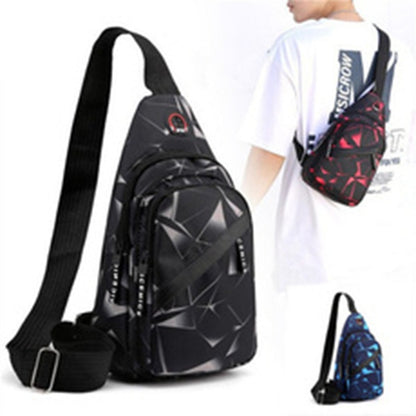 Travel Outdoor Light Lovers Chest Bags, Oxford Cloth Casual Crossbody, Shoulder Bags, Bags Man Woman Backpack