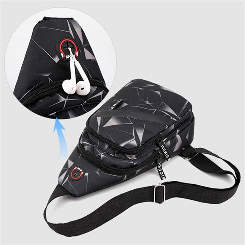 Travel Outdoor Light Lovers Chest Bags, Oxford Cloth Casual Crossbody, Shoulder Bags, Bags Man Woman Backpack