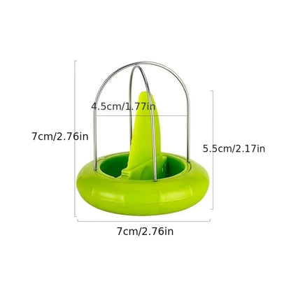 Kitchen Detachable Creative Gadgets, Fruits Salad Maker Accessories, Kiwi Cutter Peeler Slicer, Stainless Steel Lemon