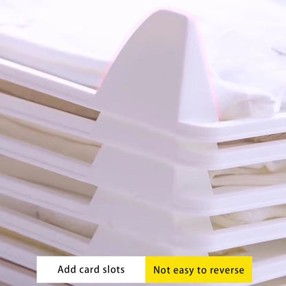 LayerStack Folding Clothes Storage Board  MultiLayer Pants  TShirt Organizer Rack 3