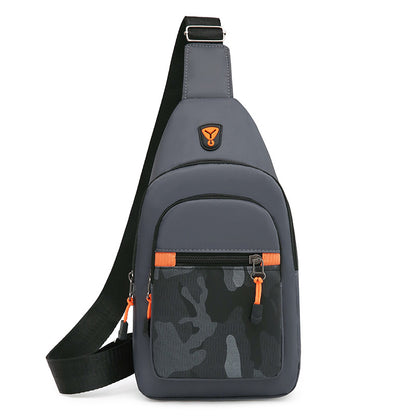 Crossbody Bag Large Capacity Chest Bag Mens One Shoulder Sports Leisure Small Shoulder Bag 3