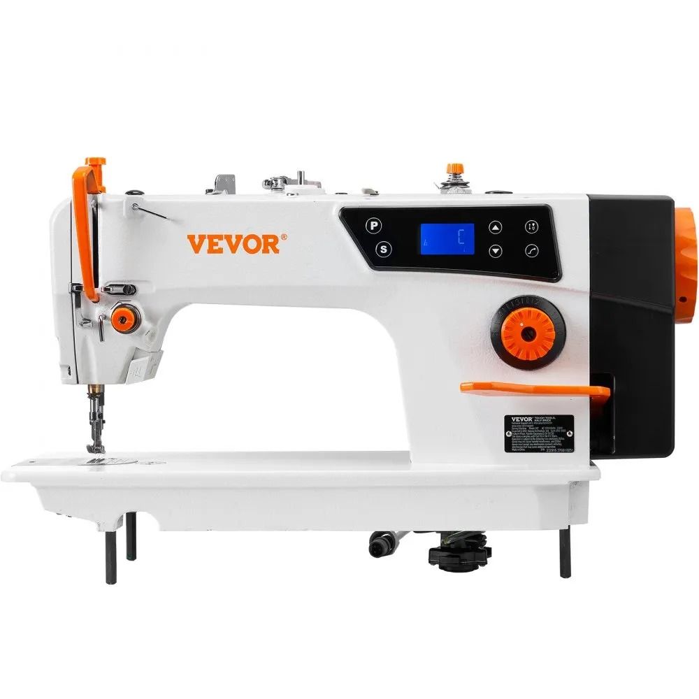 Heavy Duty Lockstitch Sewing Machine Industrial Sewing Machine Upgraded Servo Motor Clear Display C 8