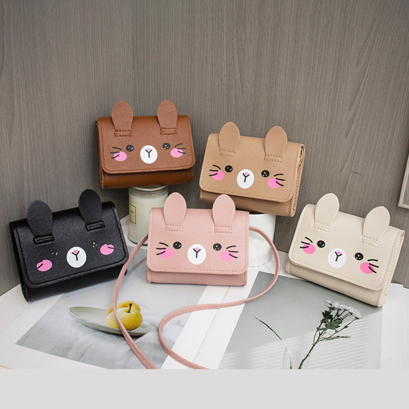 PU Leather Small Shoulder Crossbody Bags, Children's Mini Handbags, Hot Sale Princess Baby Girls, Cute Kids Coin Purse