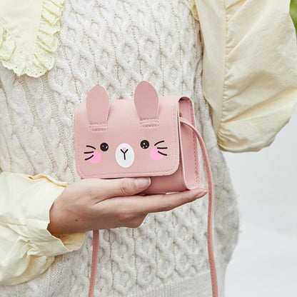 PU Leather Small Shoulder Crossbody Bags, Children's Mini Handbags, Hot Sale Princess Baby Girls, Cute Kids Coin Purse