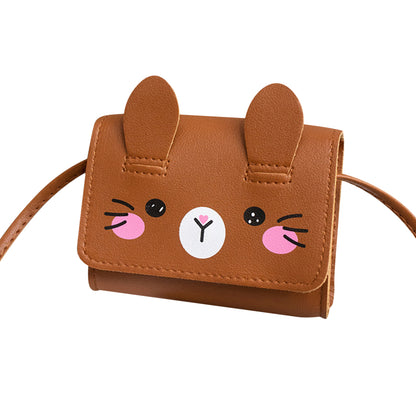 PU Leather Small Shoulder Crossbody Bags, Children's Mini Handbags, Hot Sale Princess Baby Girls, Cute Kids Coin Purse