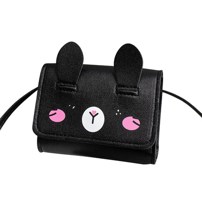 PU Leather Small Shoulder Crossbody Bags, Children's Mini Handbags, Hot Sale Princess Baby Girls, Cute Kids Coin Purse