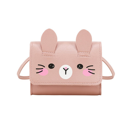 PU Leather Small Shoulder Crossbody Bags, Children's Mini Handbags, Hot Sale Princess Baby Girls, Cute Kids Coin Purse