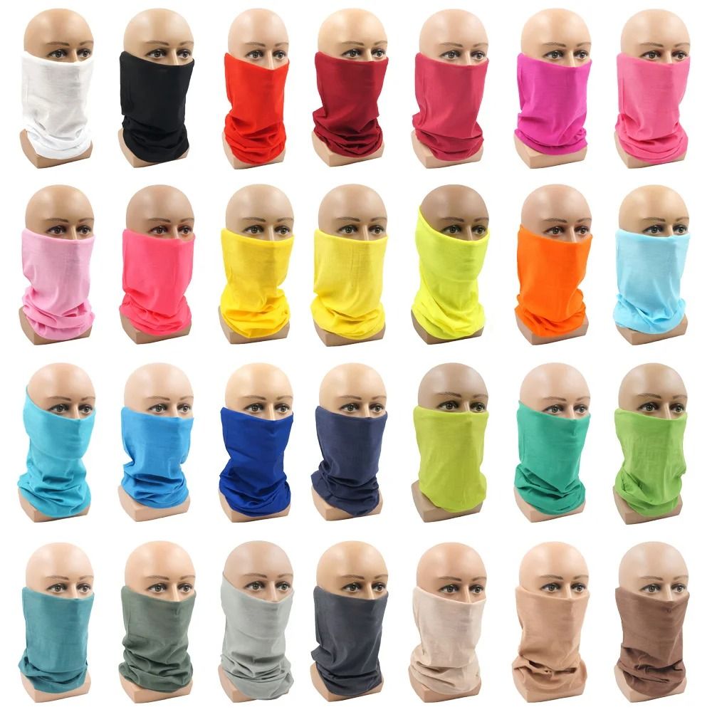 Dyeing Color Neck Gaiter  Seamless Multifunctional Bandana For Men And Women 2