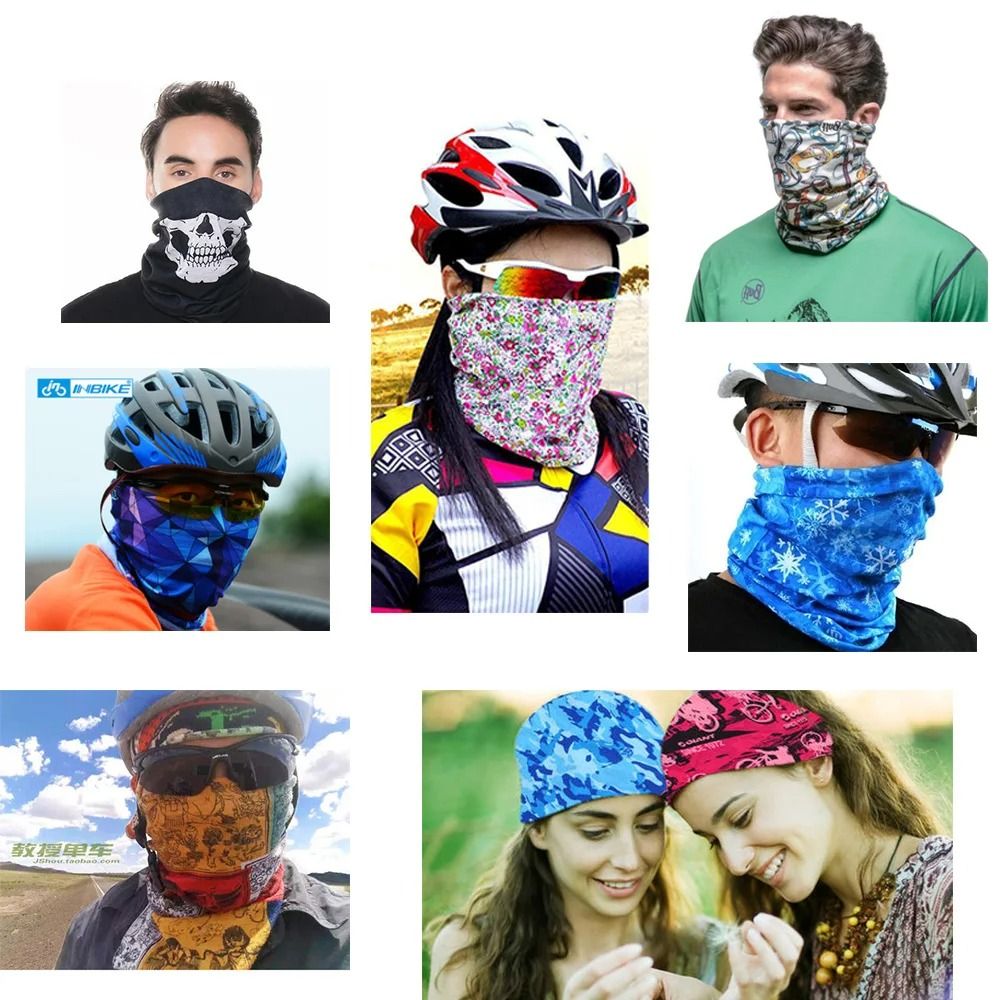 Dyeing Color Neck Gaiter  Seamless Multifunctional Bandana For Men And Women 3