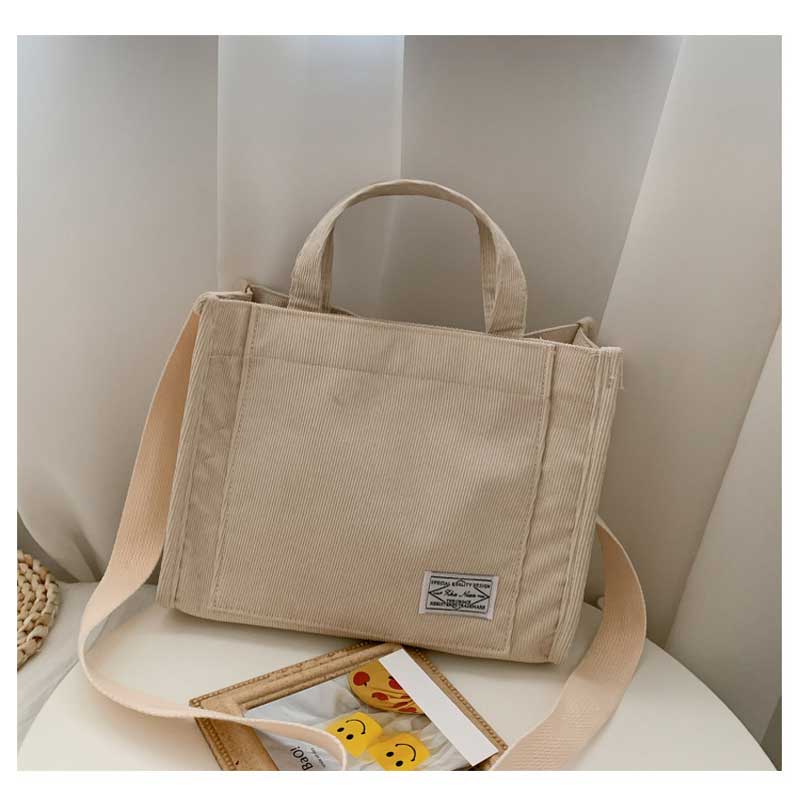 Womens Square Crossbody Bag Corduroy Crossbody Tote Bag Shoulder Bag Casual Tote Bag Travel Organis 6