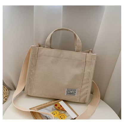 Womens Square Crossbody Bag Corduroy Crossbody Tote Bag Shoulder Bag Casual Tote Bag Travel Organis 6