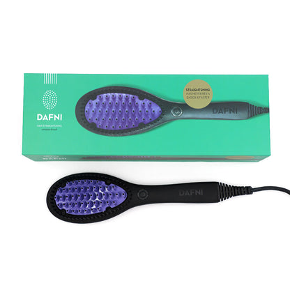 Hair Straightener Brush, Ceramic Fast Straightening, Hot Comb Styling Tool Womens Smoothing Brush Curling Iron