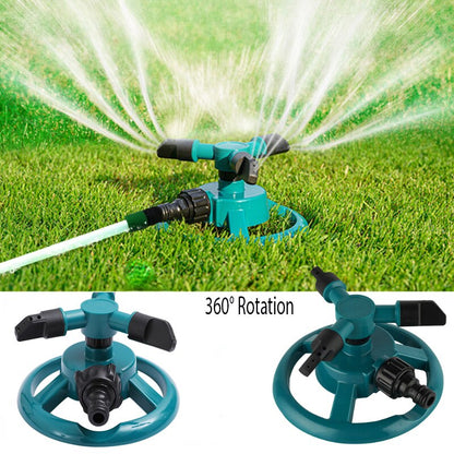 Rotating Water Spray Garden Lawn, Automatic Sprinkler Garden, Sprinkler Nozzle 360 Degree Automatic, Watering Irrigation