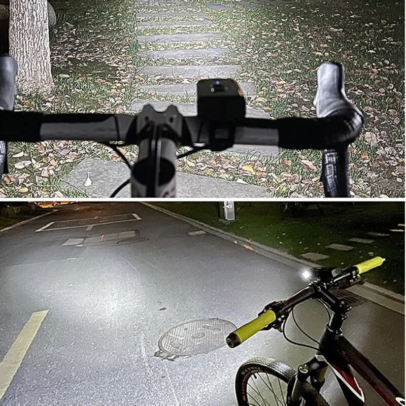 LED Bicycle Front Light Type C Rechargeable Bike Headlamp 5