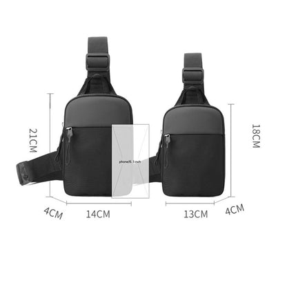 Mens Chest Bag Fashion Small Canvas Shoulder Crossbody Bags For Man Mini Cloth Sling Sport Cross Ph 4