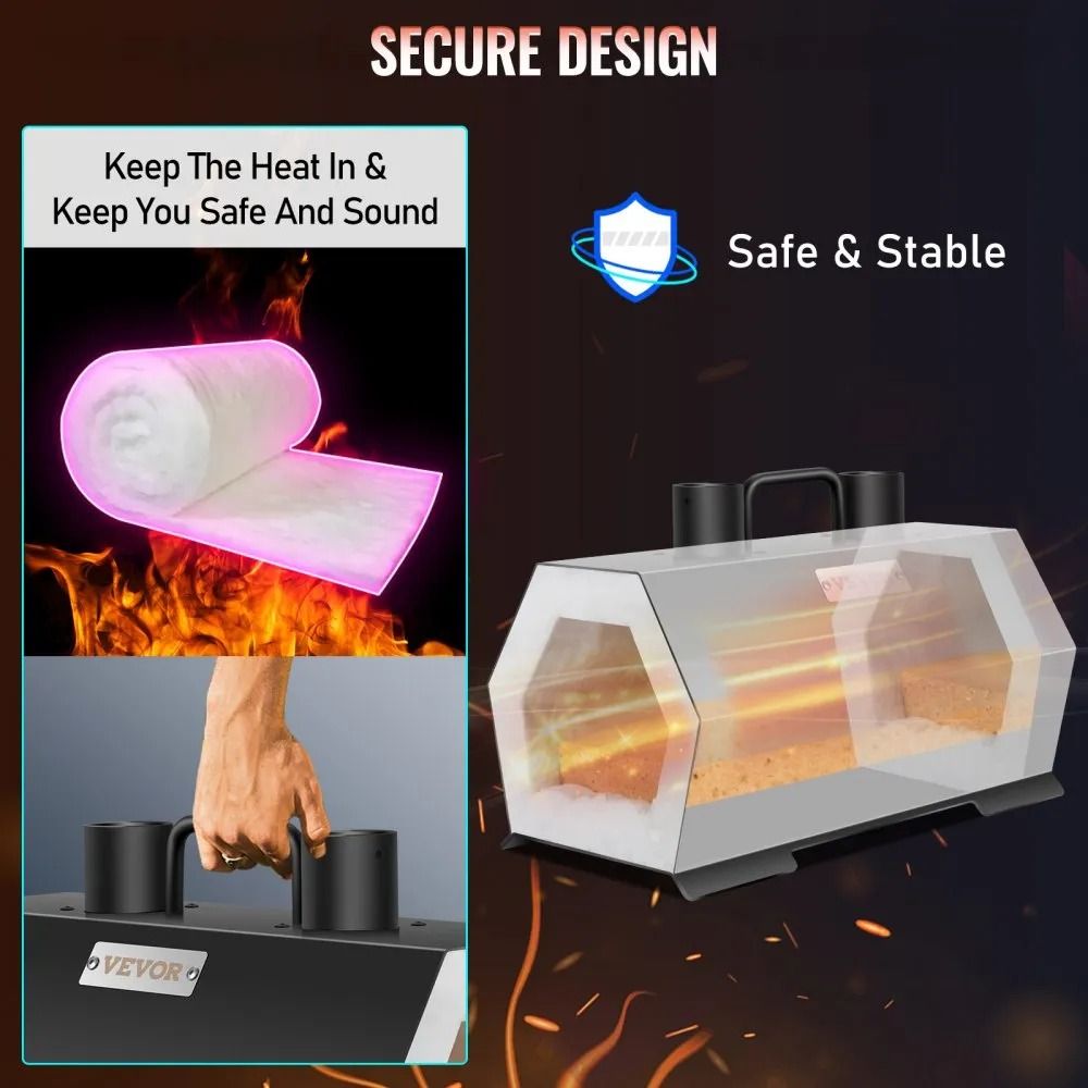 Large Capacity Blacksmith Farrier Forges Propane Forge Portable Mini Furnace Blacksmithing Double B 5