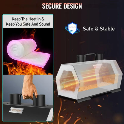 Large Capacity Blacksmith Farrier Forges Propane Forge Portable Mini Furnace Blacksmithing Double B 5