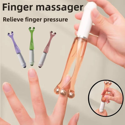 FingerFlex Acupressure Joint Massager Roller – Handheld Tool for Finger Fatigue & Arthritis