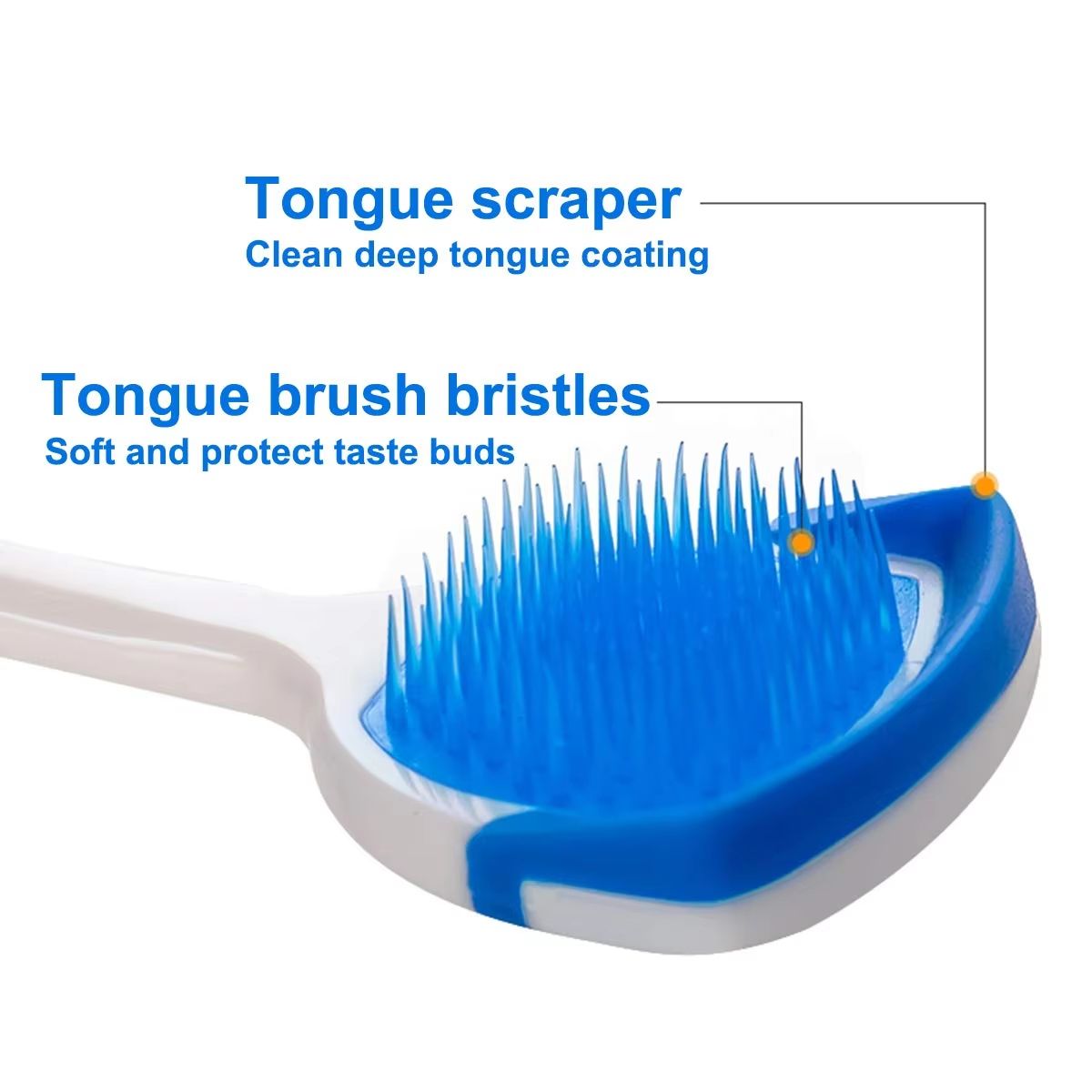FreshClean Reusable Silicone Tongue Scraper Set  14Piece Kit For Adults  Kids 1