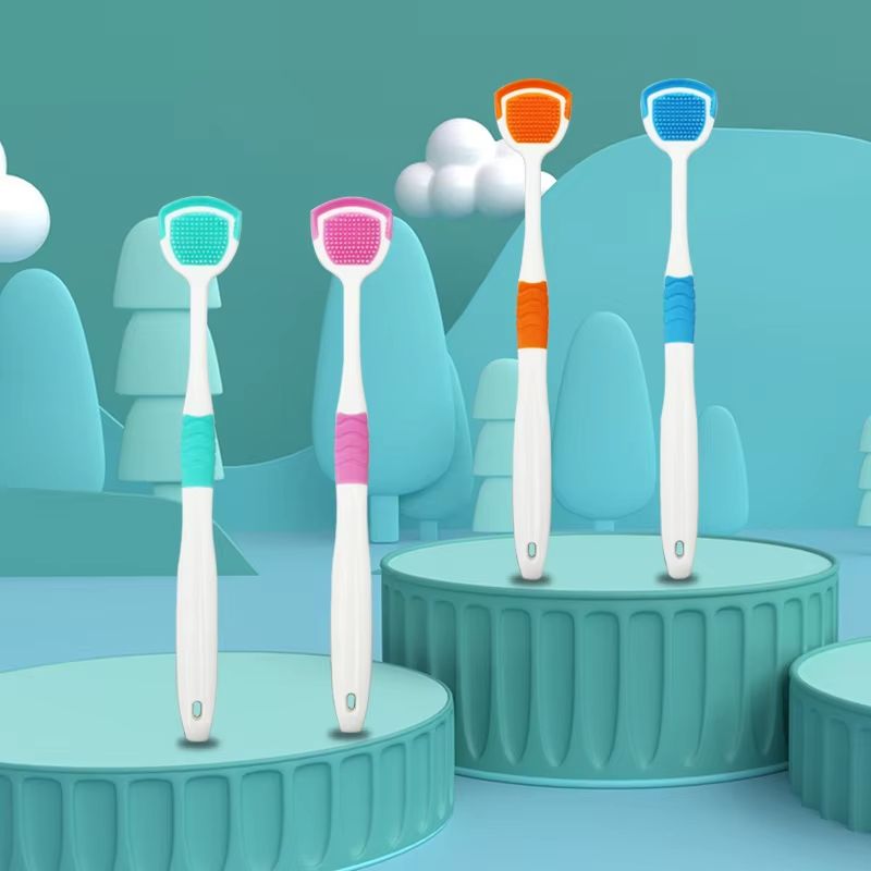 FreshClean Reusable Silicone Tongue Scraper Set  14Piece Kit For Adults  Kids 5
