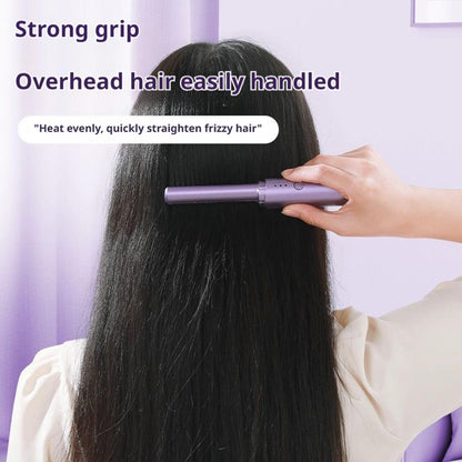 Portable Ceramic Hairdressing Comb Cordless Touch Comb For Less Frizz Short Hair Upgrade Curly And  4
