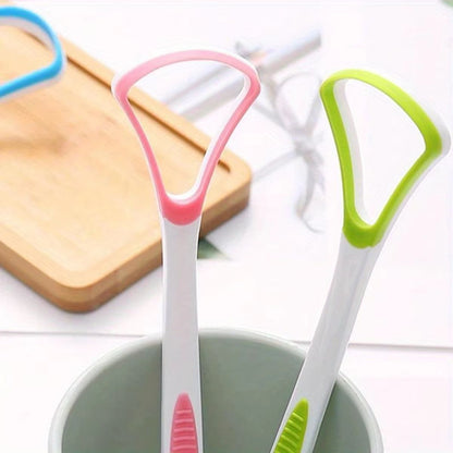 FreshGlide Silicone Tongue Scraper Set  135Piece Oral Cleaner For Fresh Breath  Hygiene 1