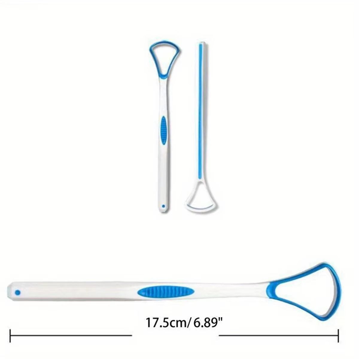 FreshGlide Silicone Tongue Scraper Set  135Piece Oral Cleaner For Fresh Breath  Hygiene 5