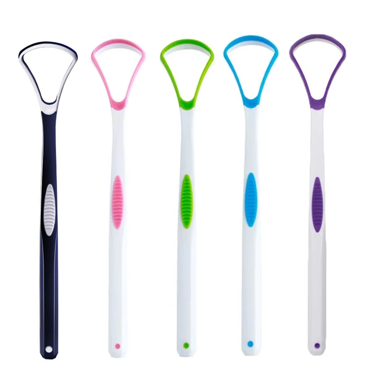 FreshGlide Silicone Tongue Scraper Set  135Piece Oral Cleaner For Fresh Breath  Hygiene 6