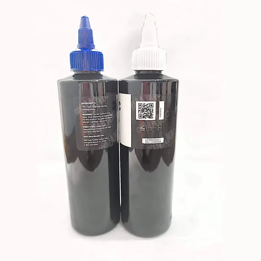 TripleBlack 240 Ml HighPigment Tattoo Ink  Ultimate 8 Oz Dark Body Art Pigment 2