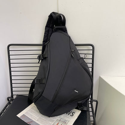 Crossbody Bag Nylon Storage Shoulder, Sling Bags for Men Large Capacity, Man Chest Bag Casual Travel Unisex