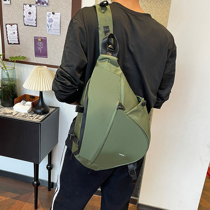 Crossbody Bag Nylon Storage Shoulder Sling Bags For Men Large Capacity Man Chest Bag Casual Travel  4
