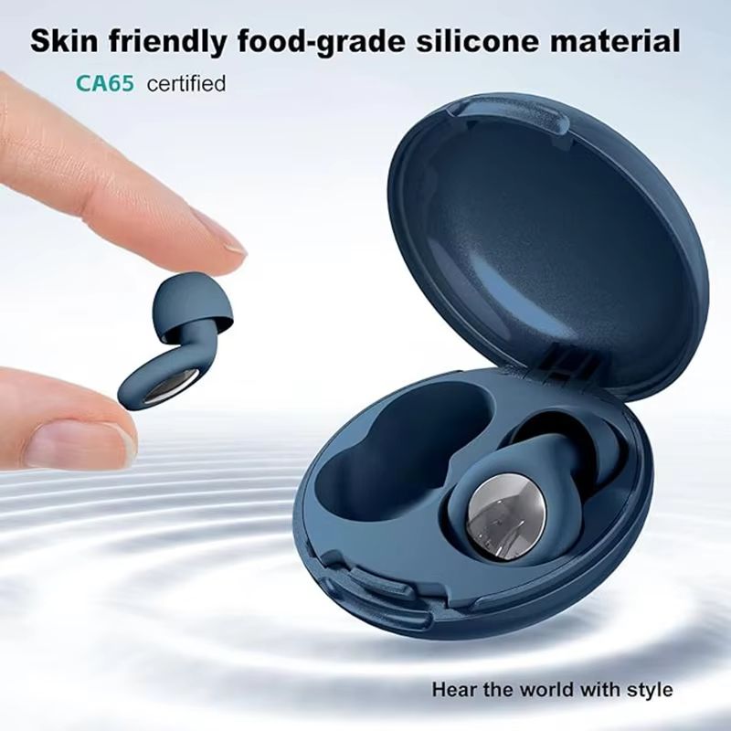 AquaQuiet Reusable Silicone Ear Plugs  Waterproof NoiseReduction Set For Adults  Kids 1