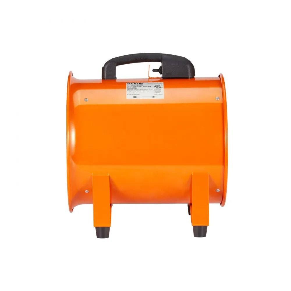 Heavy Duty Cylinder Fan With Duct Hose Portable Ventilator Strong Shop Exhaust Blower Industrial Ut 9