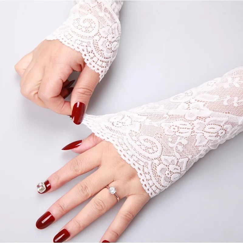 Summer Ice Silk Arm Sleeves For Women 1