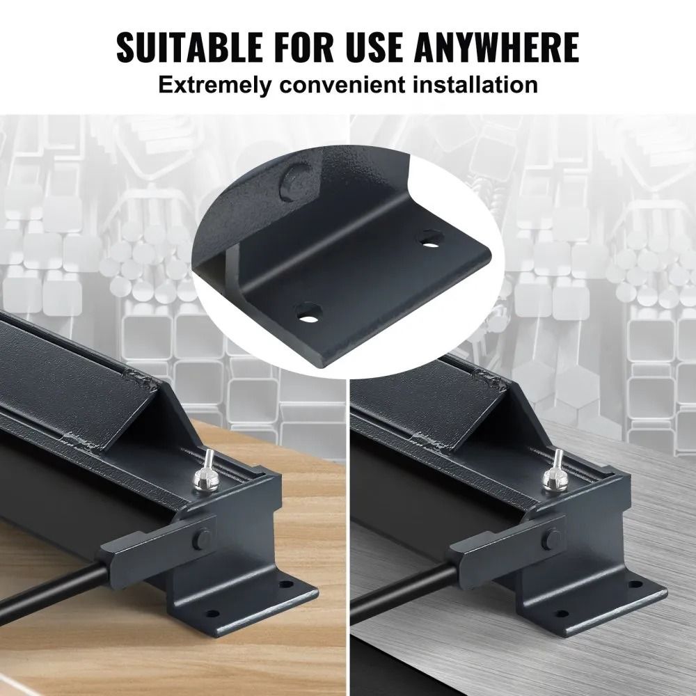 Sheet Metal Bending Brake Box And Pan Brake Portable Mini Metal Bender With Gauge Low Carbon Steel 3