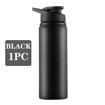 Metal Leak Proof Portable Water Bottle Reusable Outdoor Sports Cup Cycling Hiking Gym Travel Hallow 2