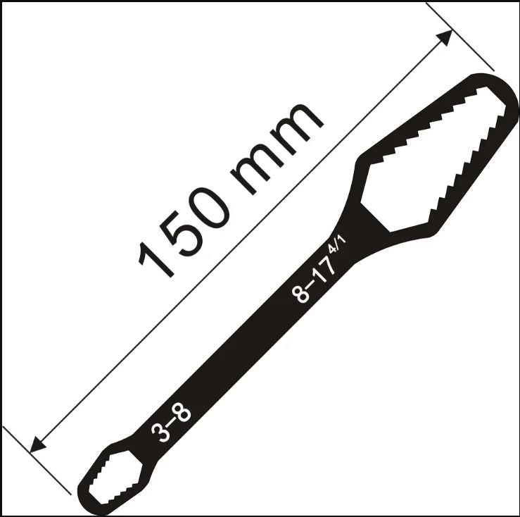 Universal Adjustable Torx Wrench 3 To 17mm 6